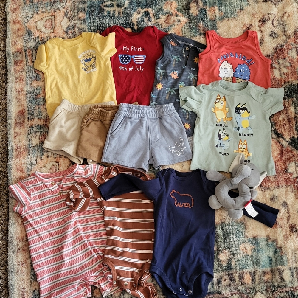 Baby Boy 12 Month Bundle - 11 items!
